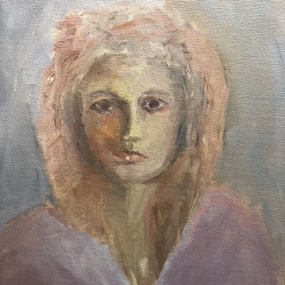 Other - Beauty of a Lady “Girl” oil painting canvas 12x16 inches